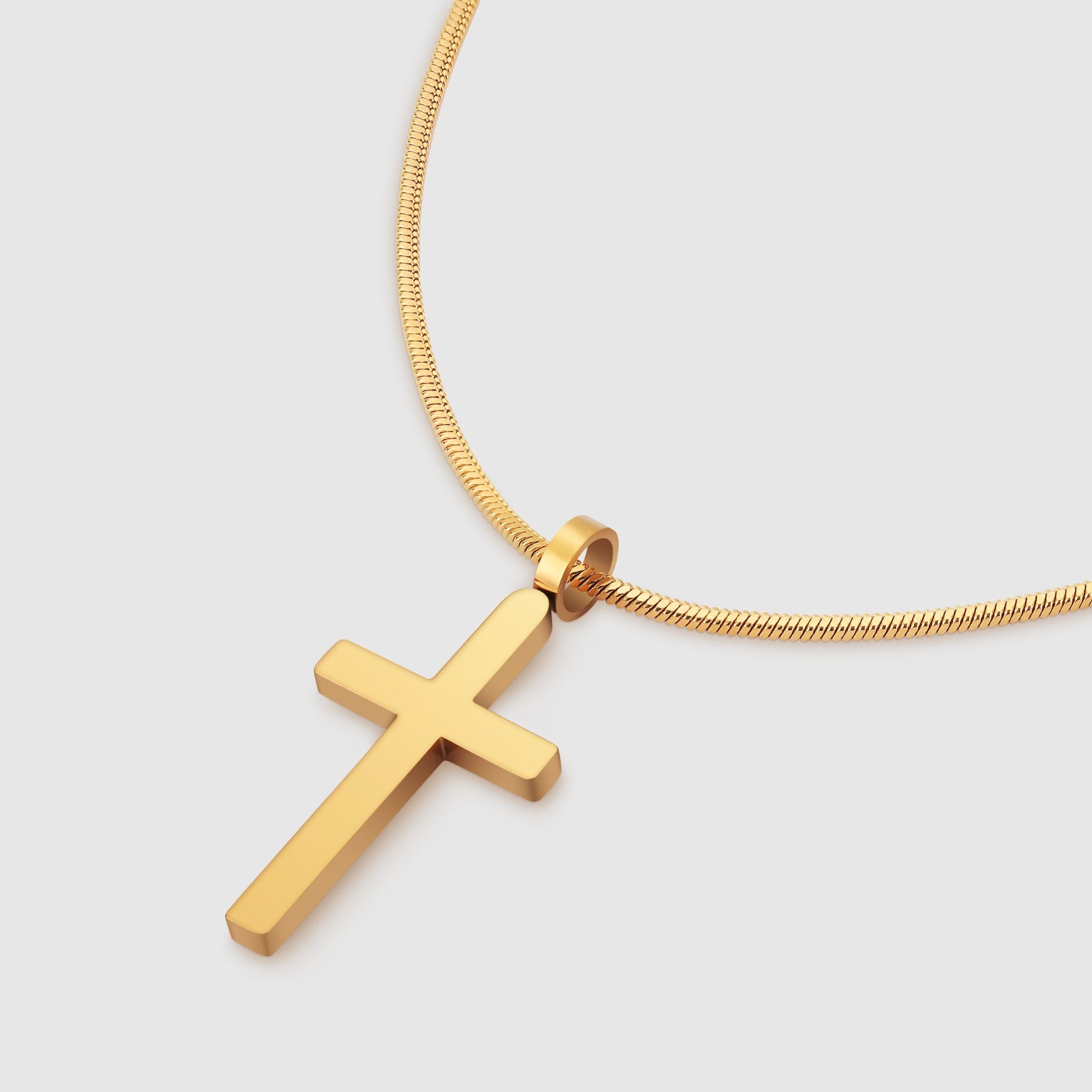 Classic Cross & Square Chain