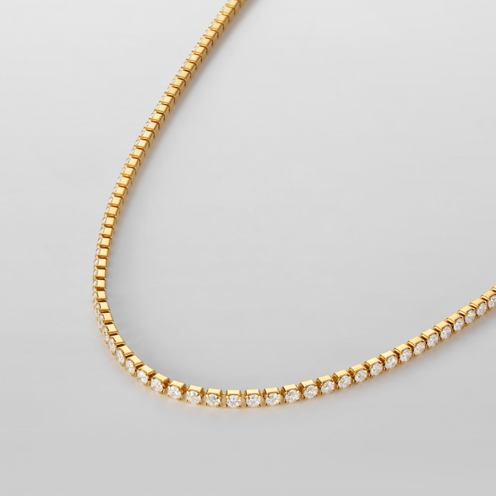 Minimal Tennis Necklace