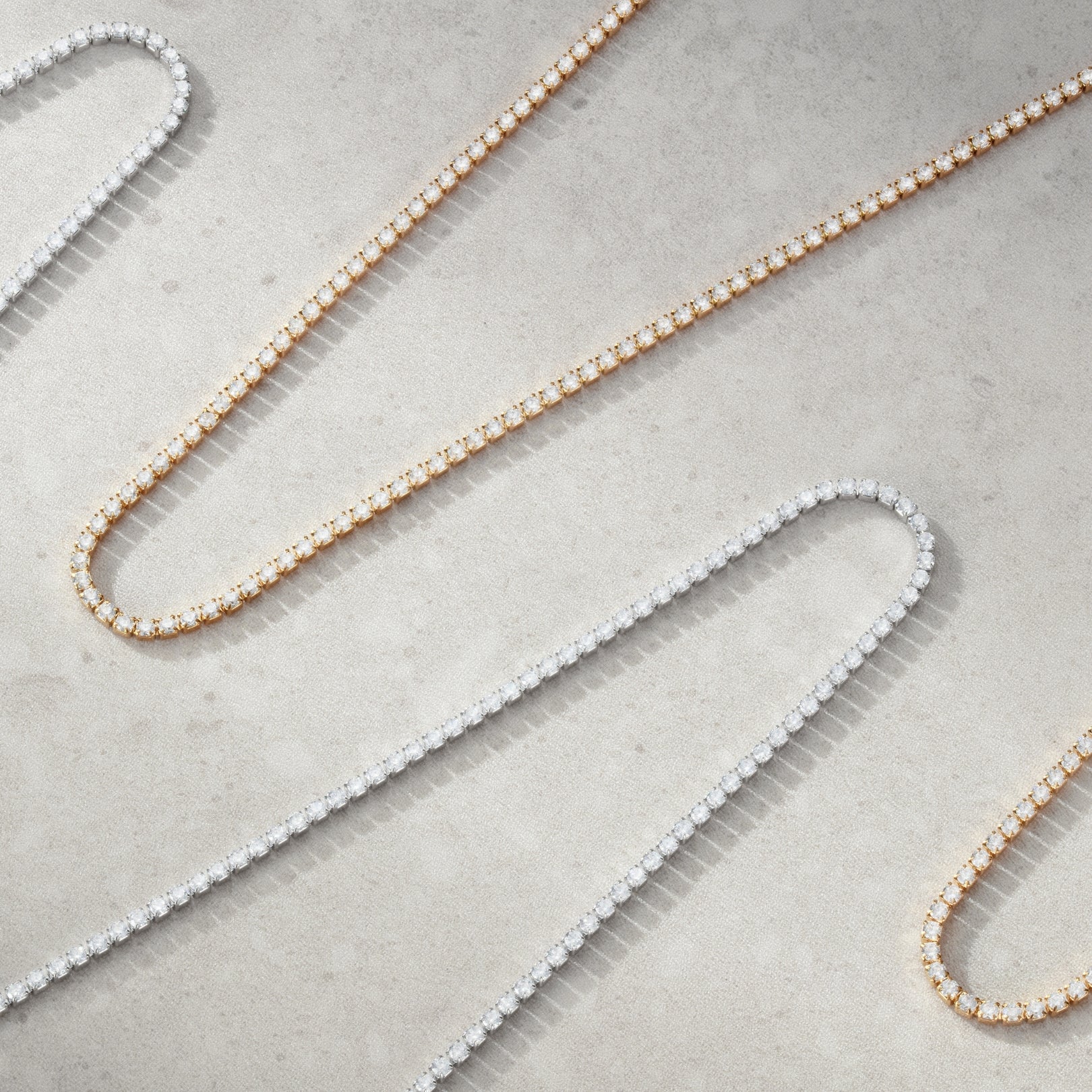 Minimal Tennis Necklace