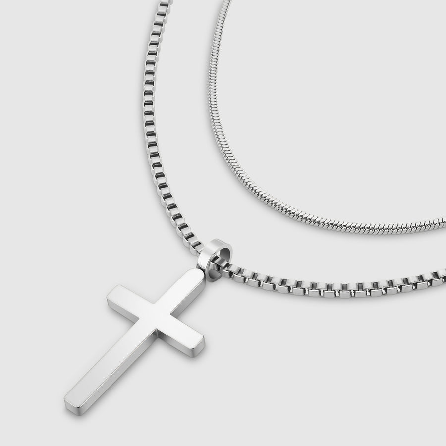 Lexa Classic Diamond Cross Necklace main image 1