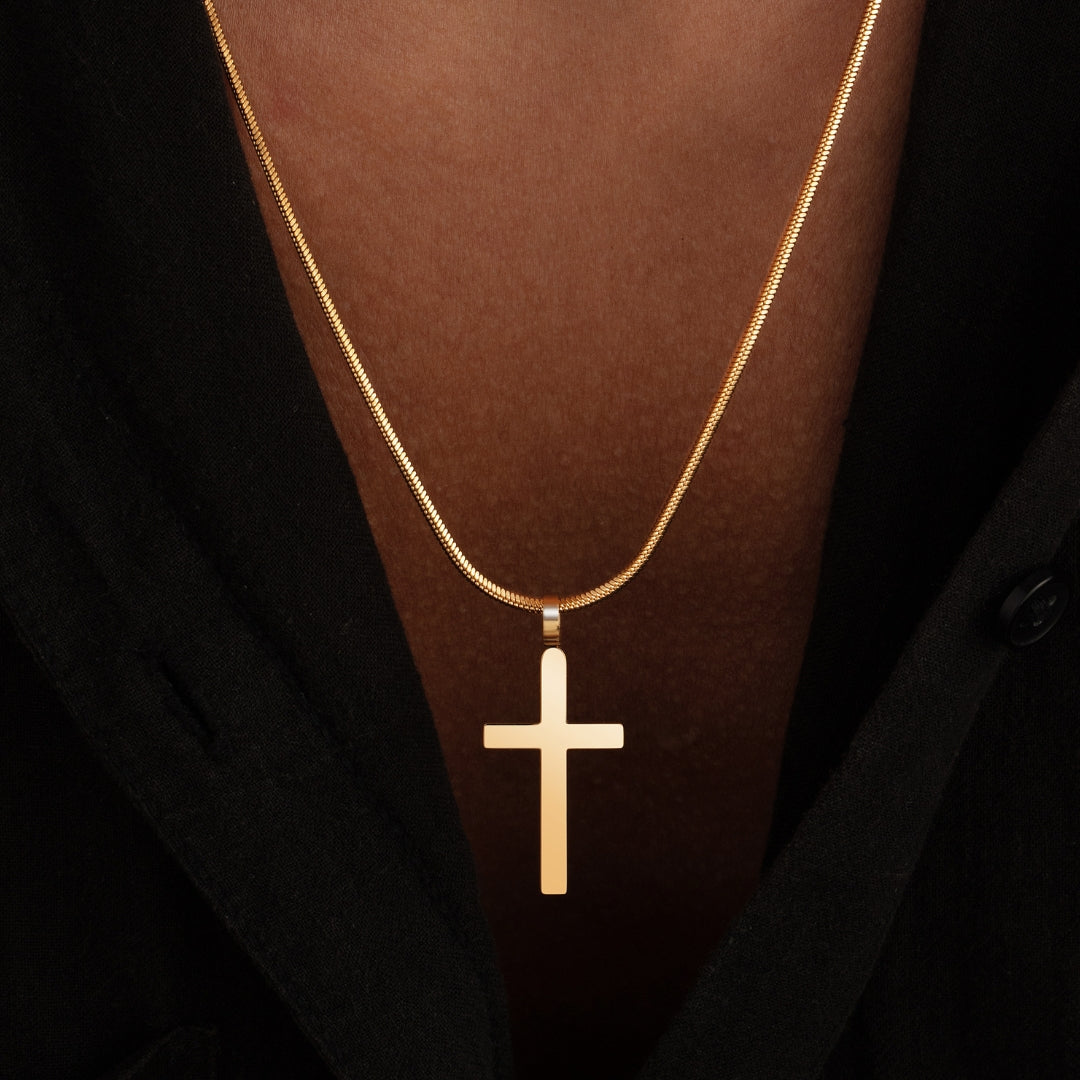 Hypoallergenic Cross Pendant Necklace Sylvian Grant