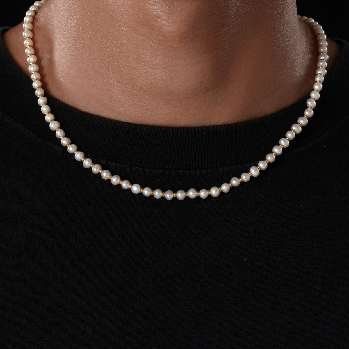 Classic Pearl Set - delicate strand uniform white pearls