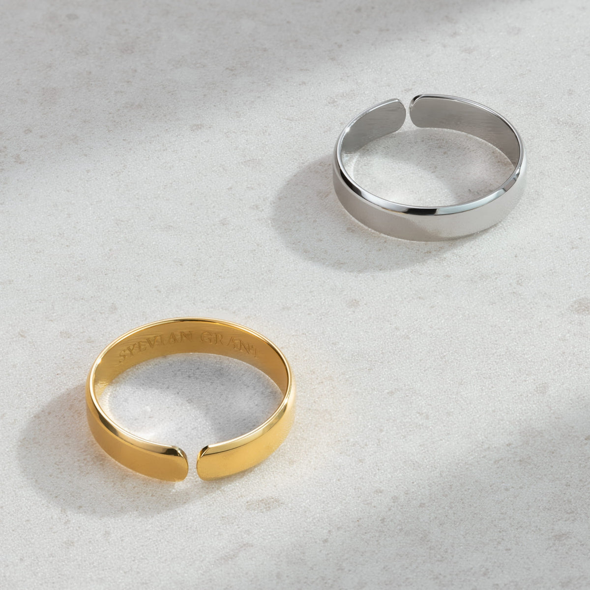 Classic Unisize Ring - gold silver open-toe toe rings